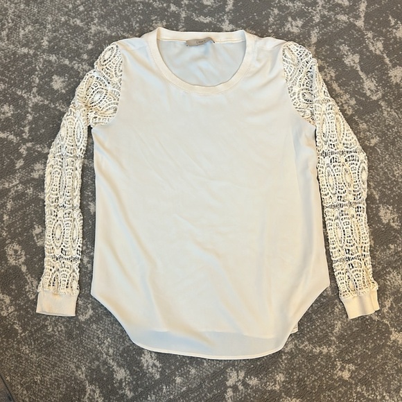 Loft Circle Lace Sleeve Blouse - Picture 8 of 11